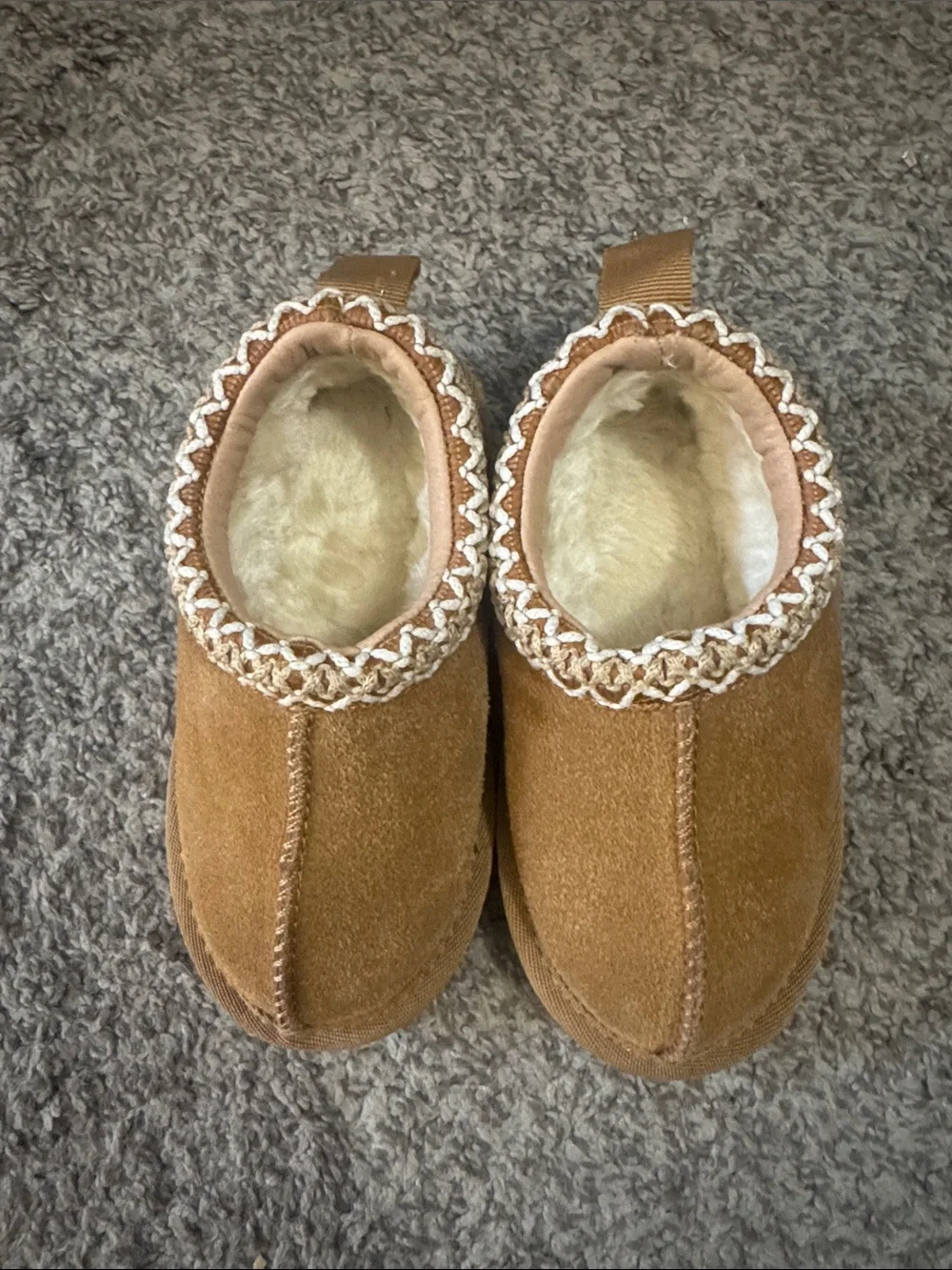 Tullabee/Altar’d State Kids Toddler Girl Slip On Moccasin - Brown - Size 8